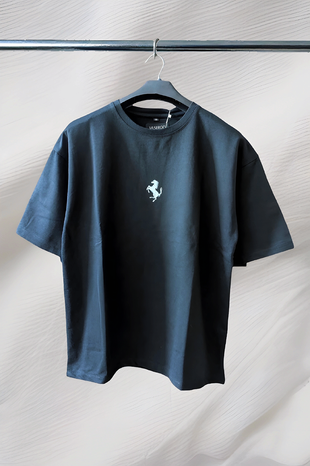 F40 "Masterpiece" Drop-Shoulder Tee (Black)