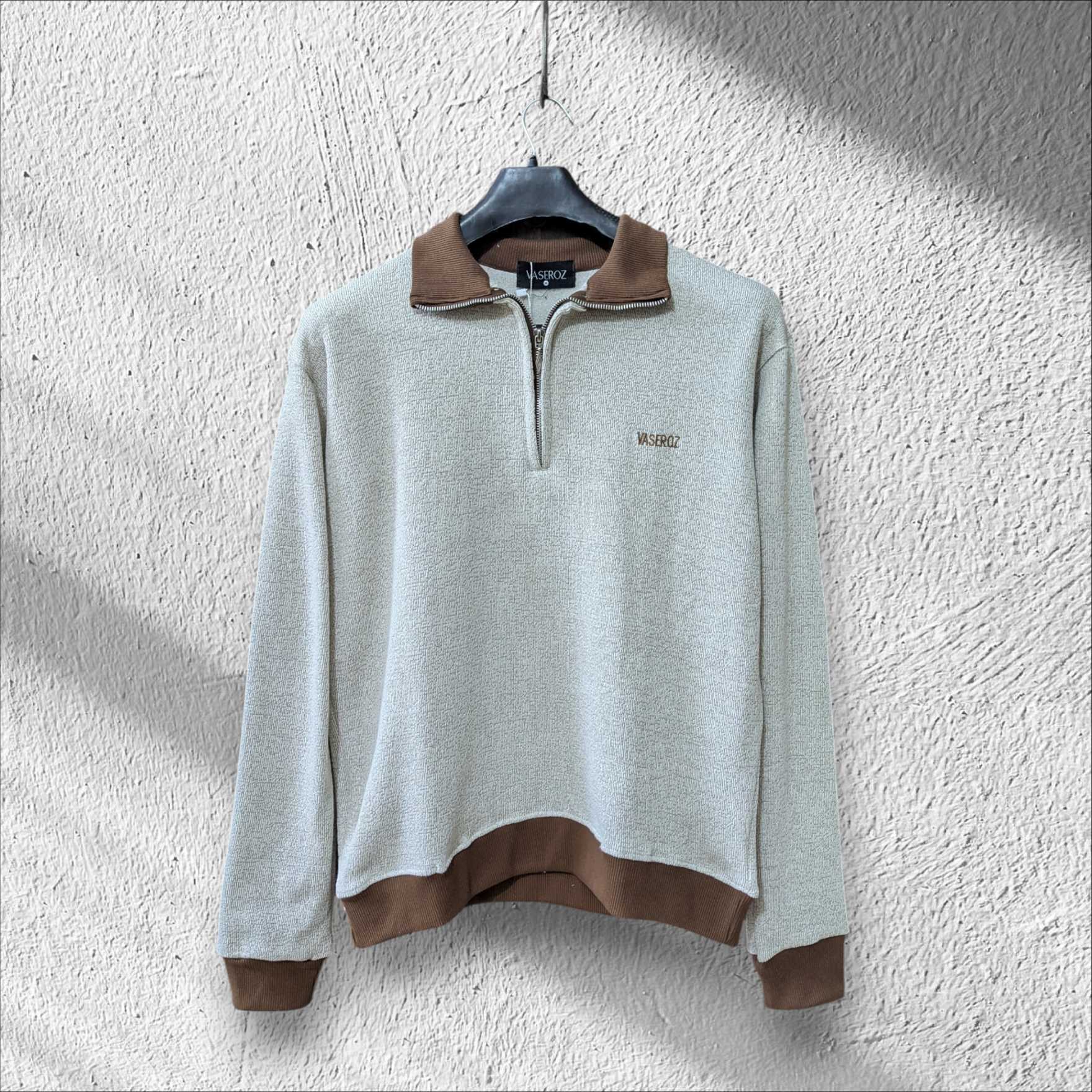 Vaseroz Relaxed Quarter-Zip Knit