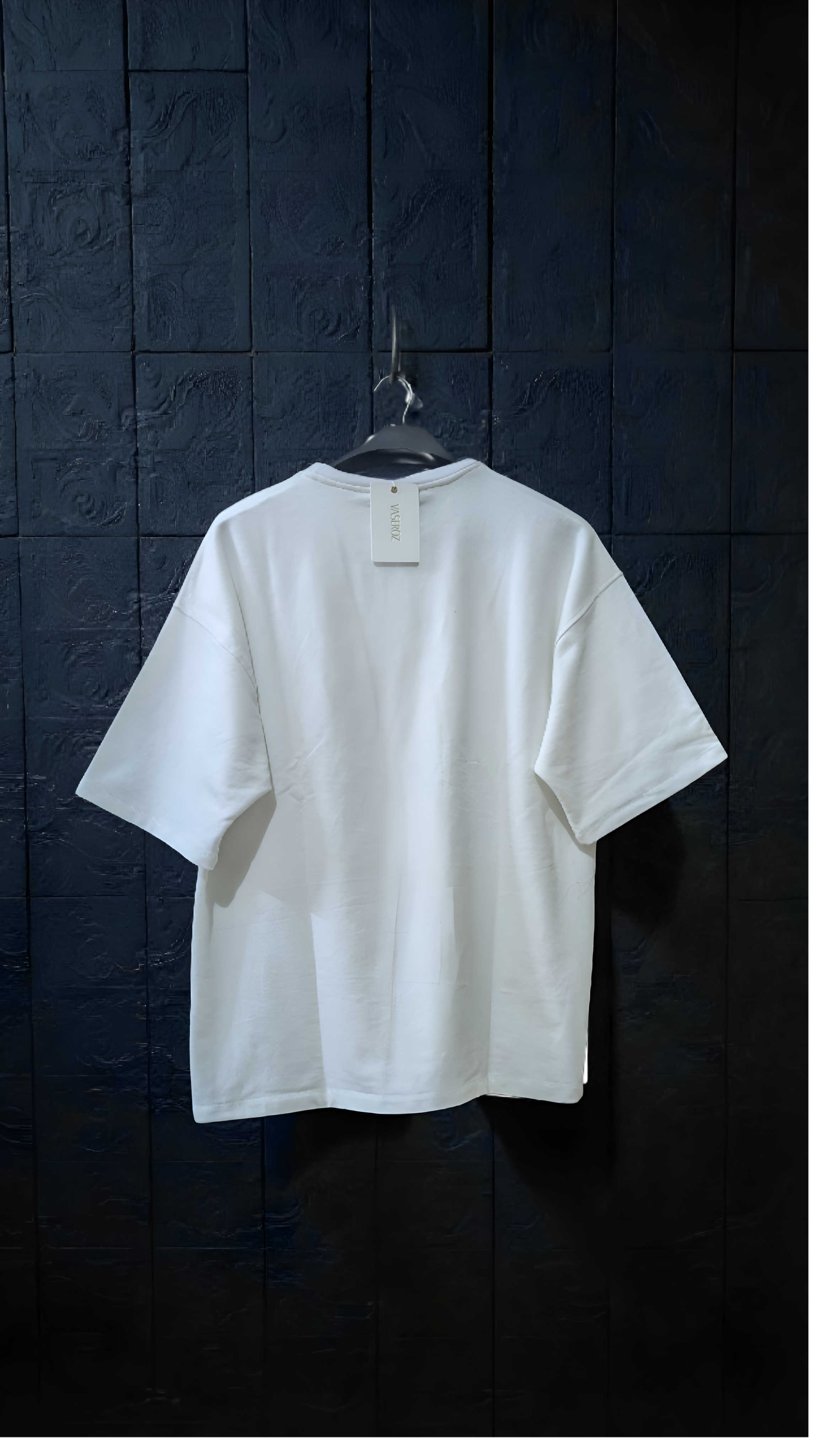 VERTICAL SERIES // ESSENTIAL DROPSHOULDER TEE  (White)